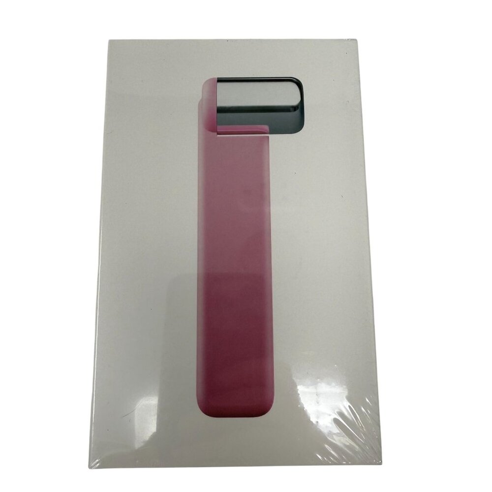 Quiet Hours Stainless Steel Pink Face Roller For Skin Tightening & Puffiness Red